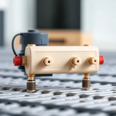 ROZDZIELACZ do podłogówki 4 sekcji z pompą