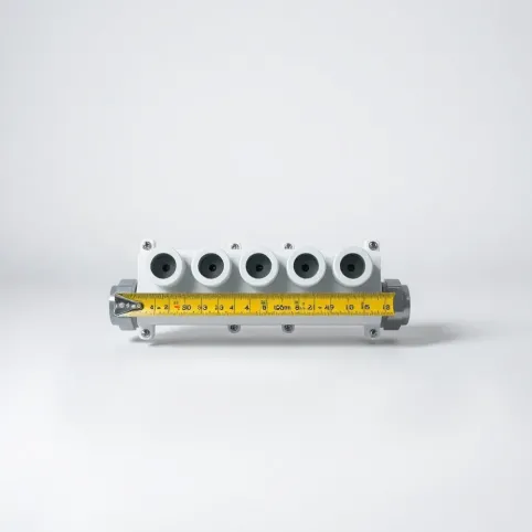 Rozdzielacz do podłogówki 7 sekcji wymiary