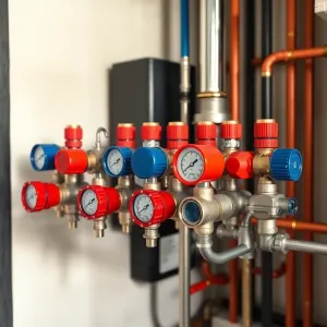 Rozdzielacz do podłogówki 8 sekcji