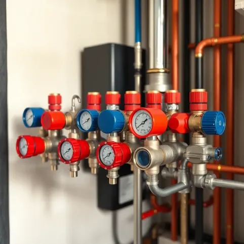 Rozdzielacz do podłogówki 8 sekcji