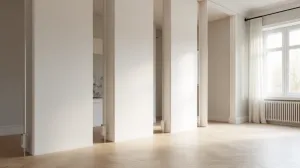 Ścianka działowa bez wiercenia w podłodze