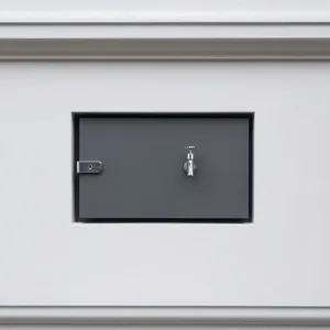 Skrzynka na kran w elewacji