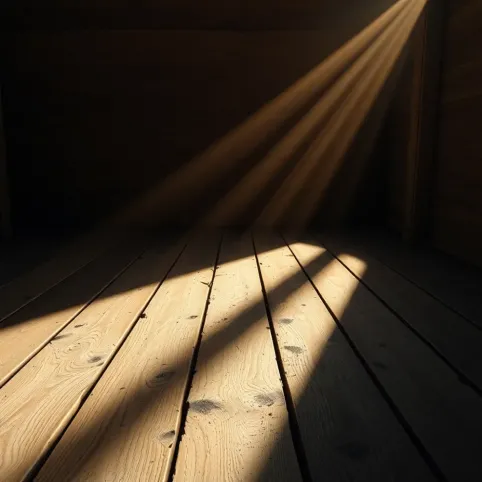 Skrzypiącą podłoga na legarach