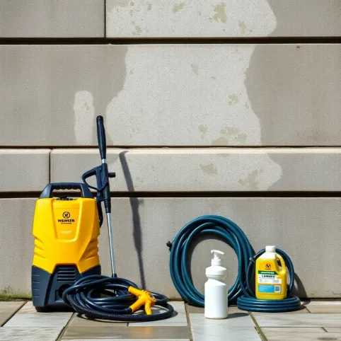 Sprzęt do mycia elewacji