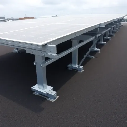 Stelaż do paneli fotowoltaicznych na dachu płaskim cena