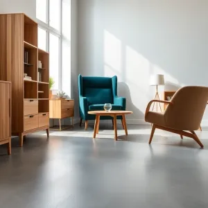 Szarą podłoga jakie meble