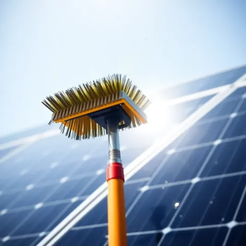Szczotka teleskopowa do mycia paneli