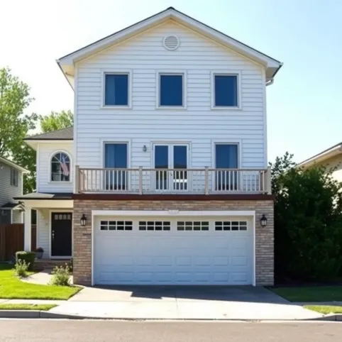 Szerokość elewacji frontowej a garaż