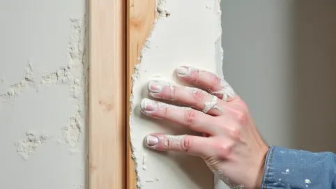 Tynkowanie ręczne na listwach