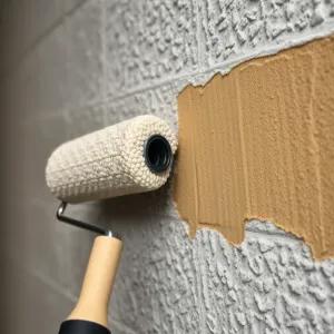 Wałek do malowania elewacji baranek