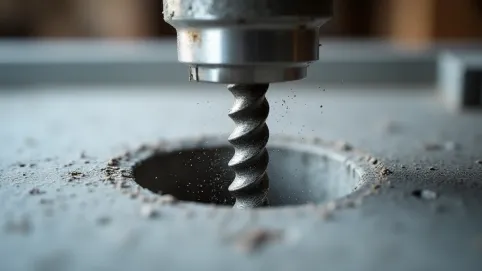 Wiercenie w betonie pod kątem