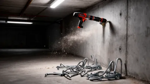 Wiercenie w garażu podziemnym