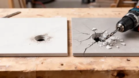 Wiercenie w gresie z udarem czy bez