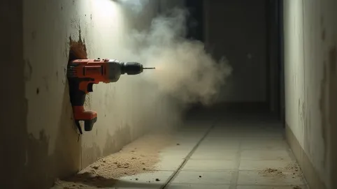 wiercenie w niedzielę w bloku