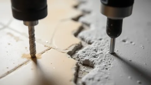 Wiercenie w płytkach czy w fudze