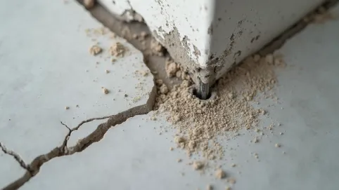 Wiercenie w rogu ściany