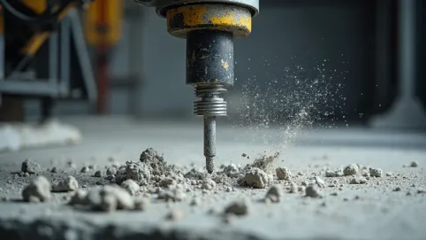 Wiercenie wiertnica w betonie