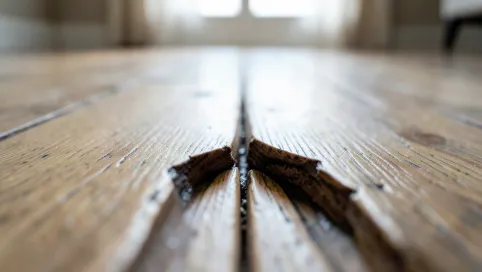 wybrzuszone panele na łączeniach