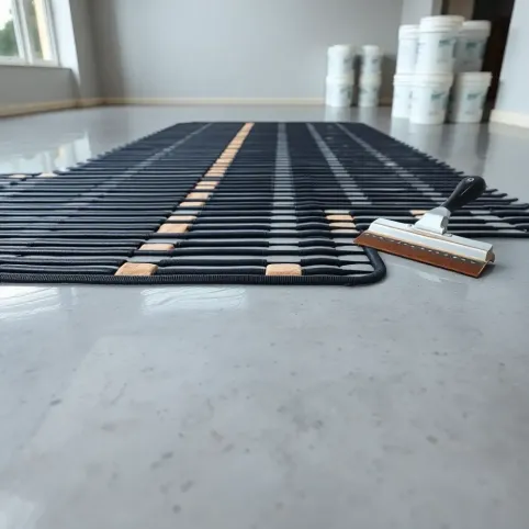 Wylewanie posadzki na ogrzewanie podłogowe