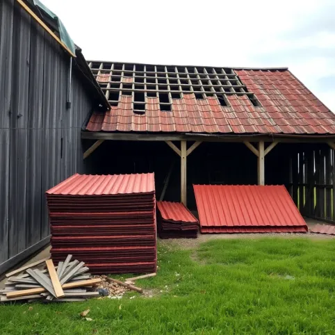 Wymiana dachu na stodole koszt