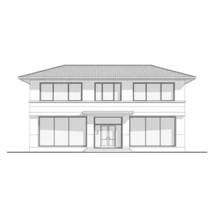 Wysokość elewacji frontowej