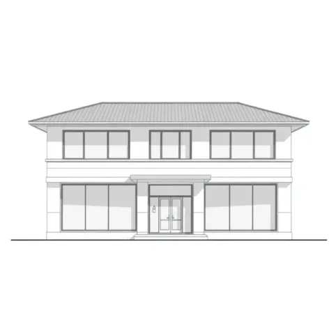 Wysokość elewacji frontowej