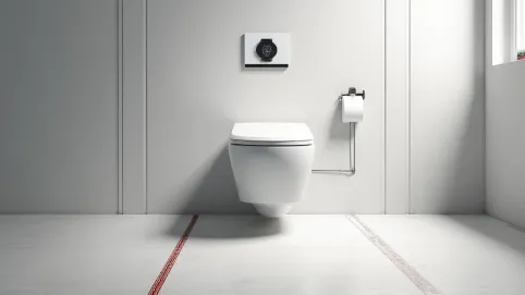 wysokość geberitu od posadzki