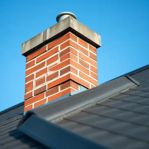 Wysokość komina nad dachem