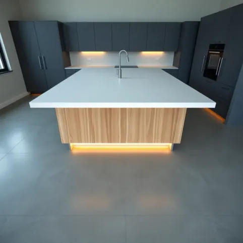 Wyspa kuchenna a ogrzewanie podłogowe