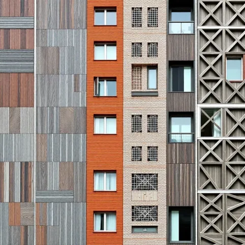 Wzory elewacji budynków