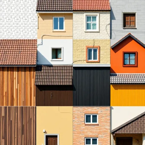 Wzory elewacji domów kwadratowych