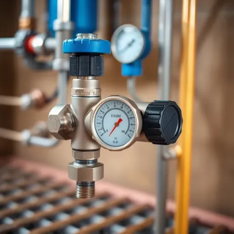 Zawór ESBE do podłogówki regulacja