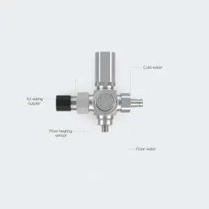 Zawór mieszający do podłogówki schemat