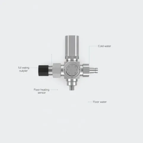 Zawór mieszający do podłogówki schemat