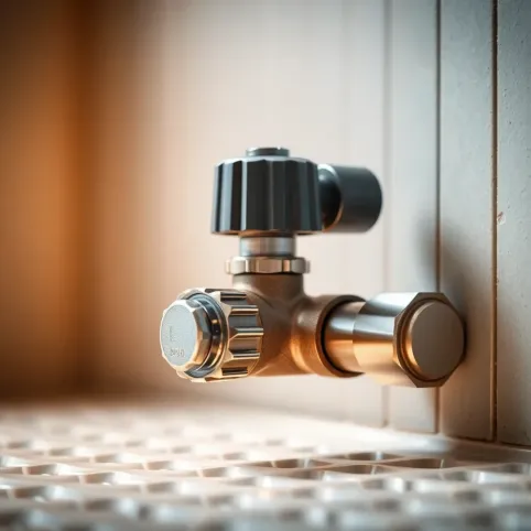 Zawór mieszający z siłownikiem do podłogówki