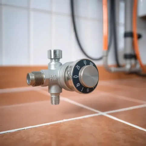 Zawór termostatyczny do podłogówki z kapilarą