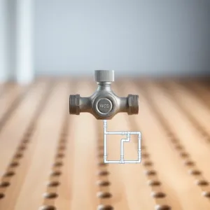 Zawór trójdrożny do podłogówki schemat