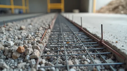 Zbrojenie posadzki w garażu