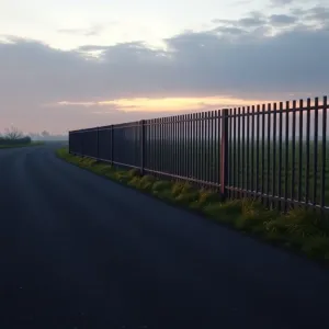 Zgłoszenie ogrodzenia od strony drogi wzór