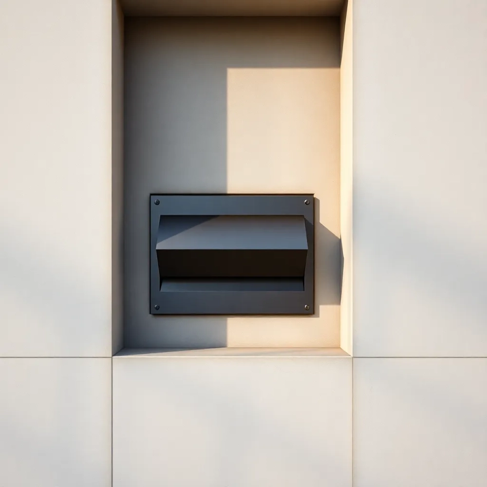 Skrzynka na wodę w elewacji