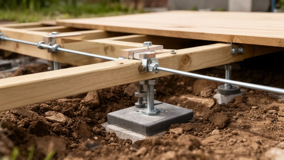 system poziomowania legarów