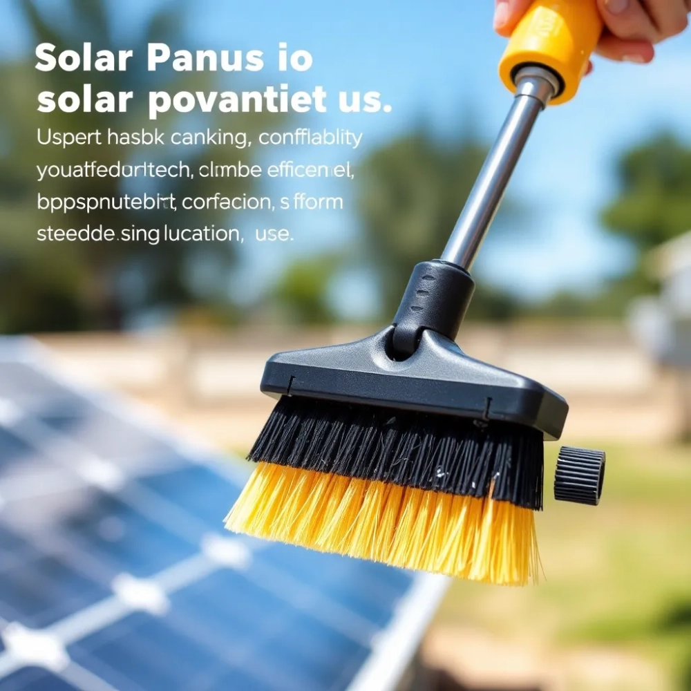 Szczotka do mycia paneli fotowoltaicznych