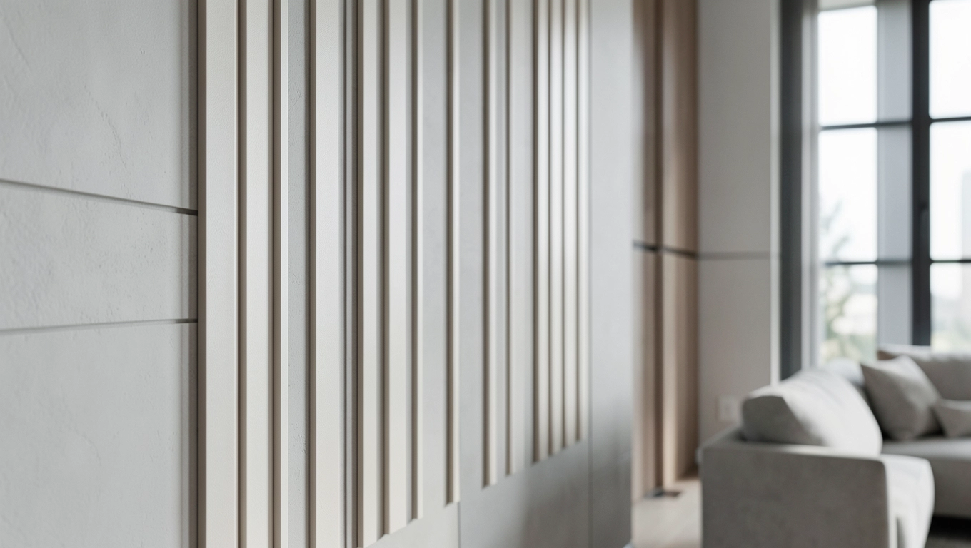 Sztukateria zamiast lameli na ścianę