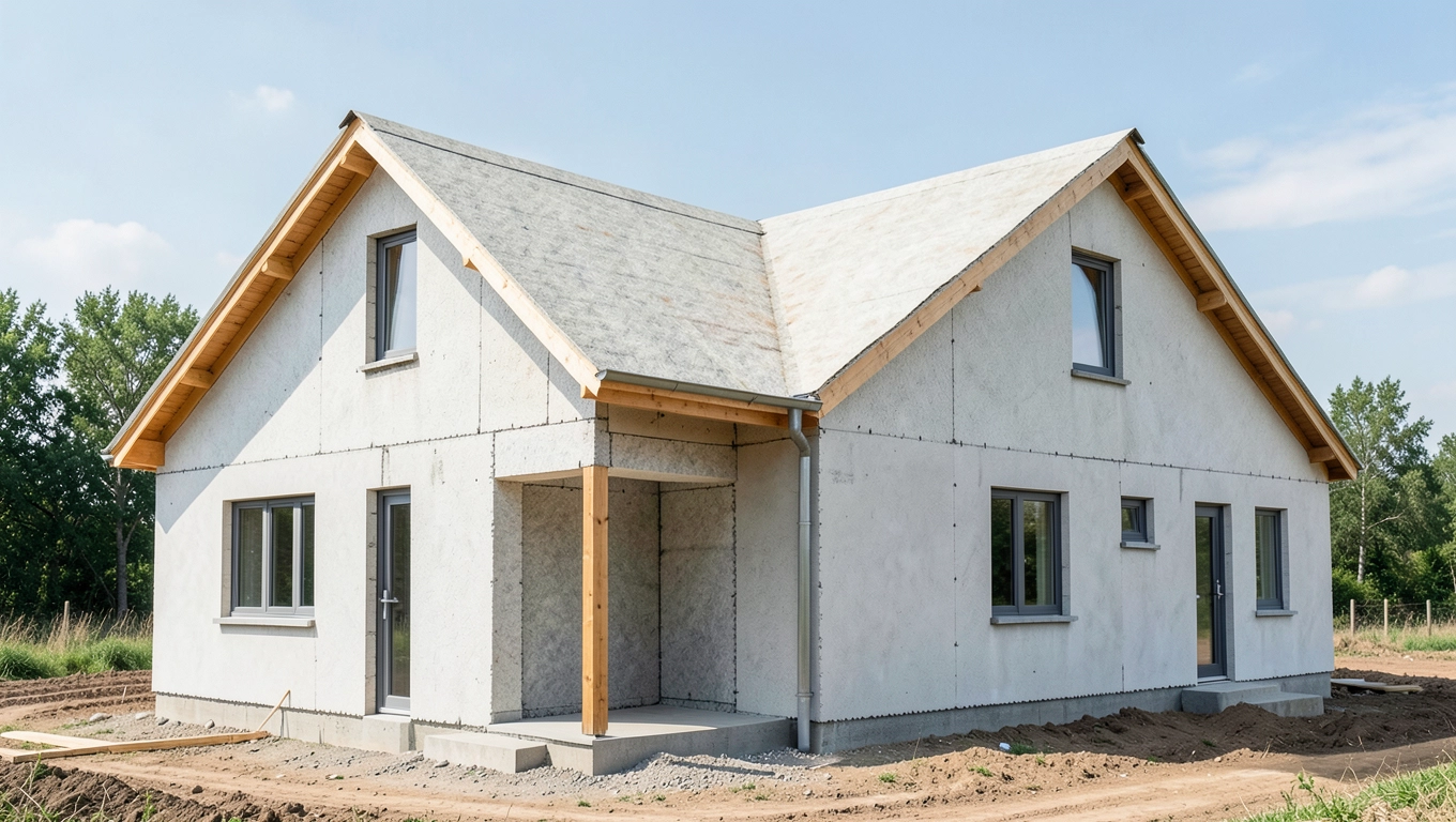 Tanie domy z dachem dwuspadowym w budowie i eksploatacji