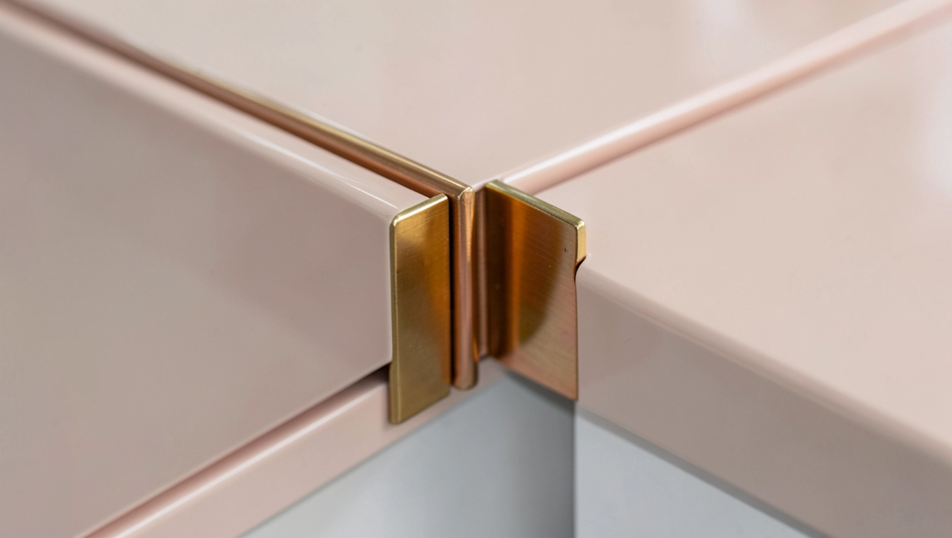 Teowniki mosiężne do łączenia płytka panel