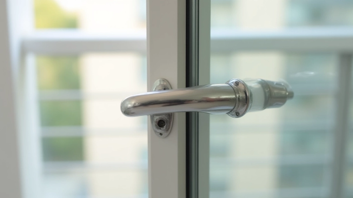 Uchwyt do drzwi balkonowych bez wiercenia