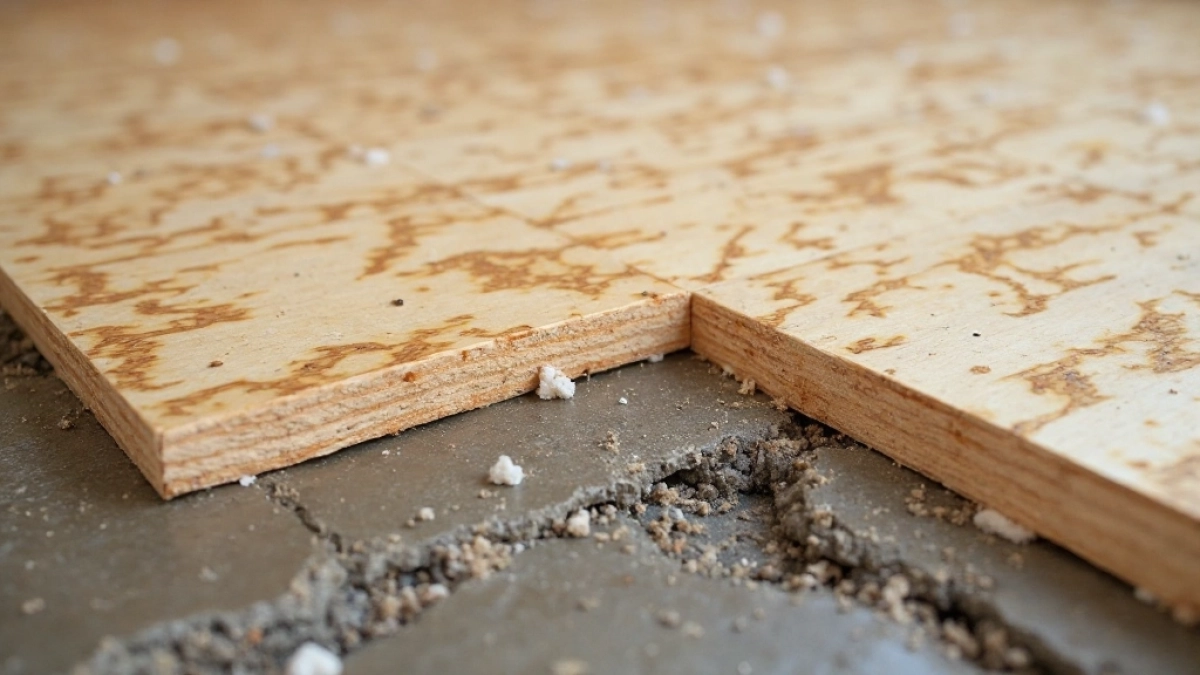 Układanie płyt OSB na legarach