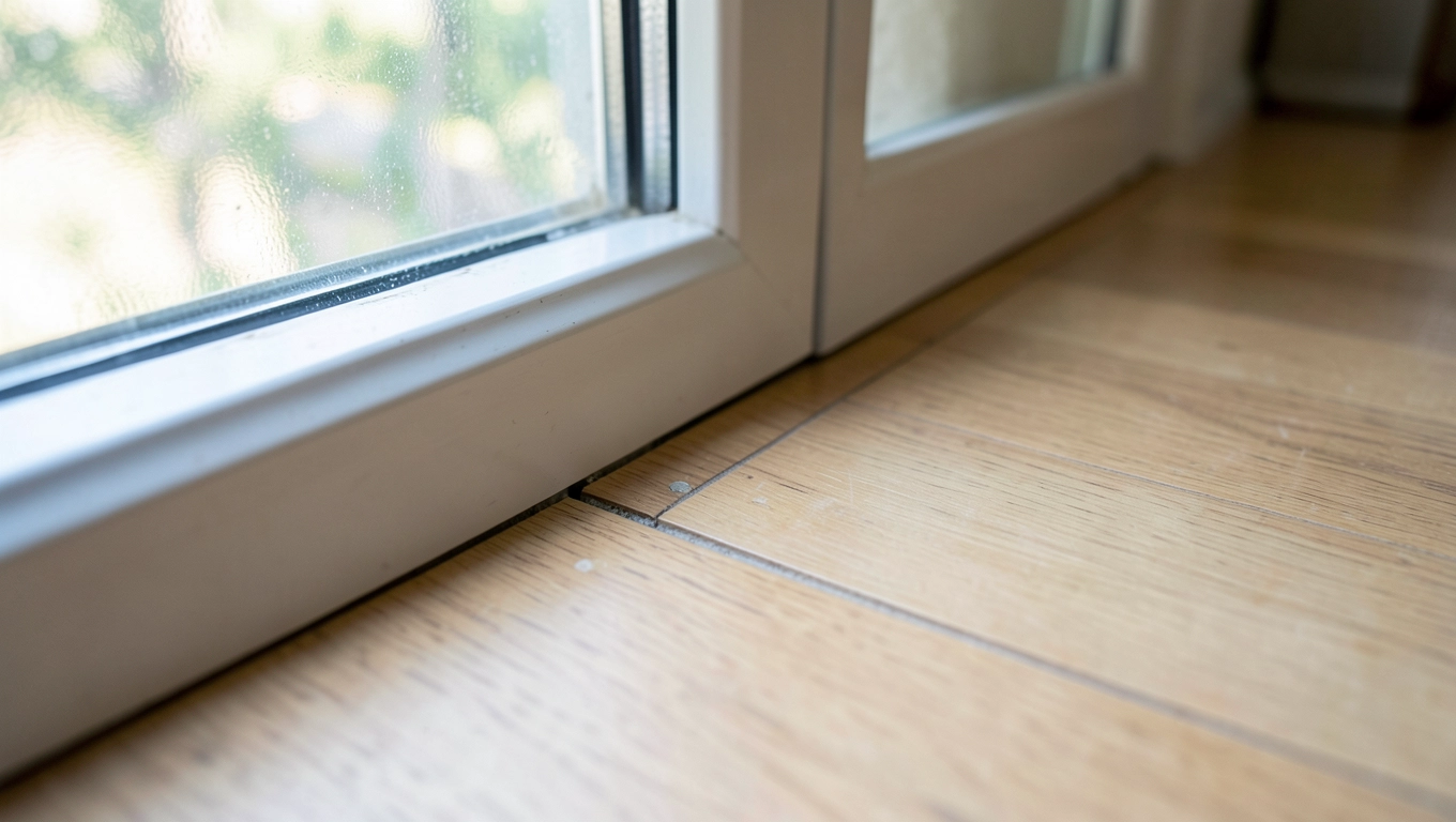 Ukrywanie szczelin dylatacyjnych pod drzwiami