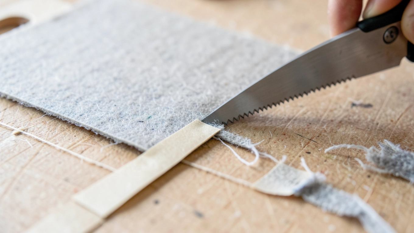 Unikanie strzępienia przy cięciu lameli