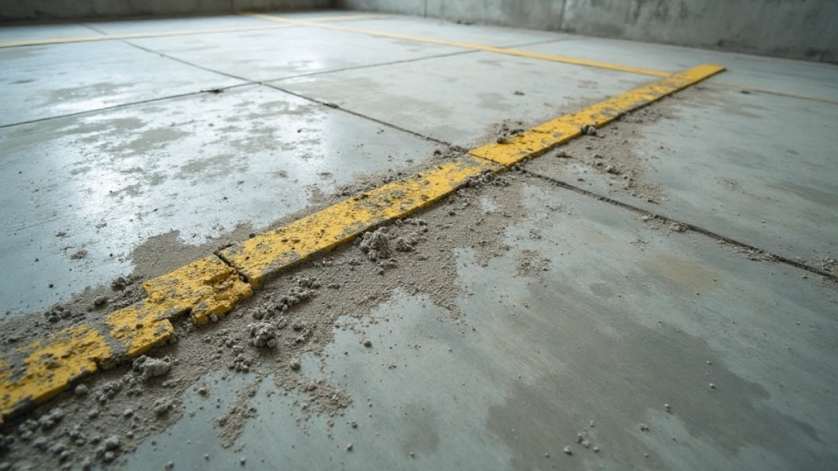 usuwanie znaków z posadzki